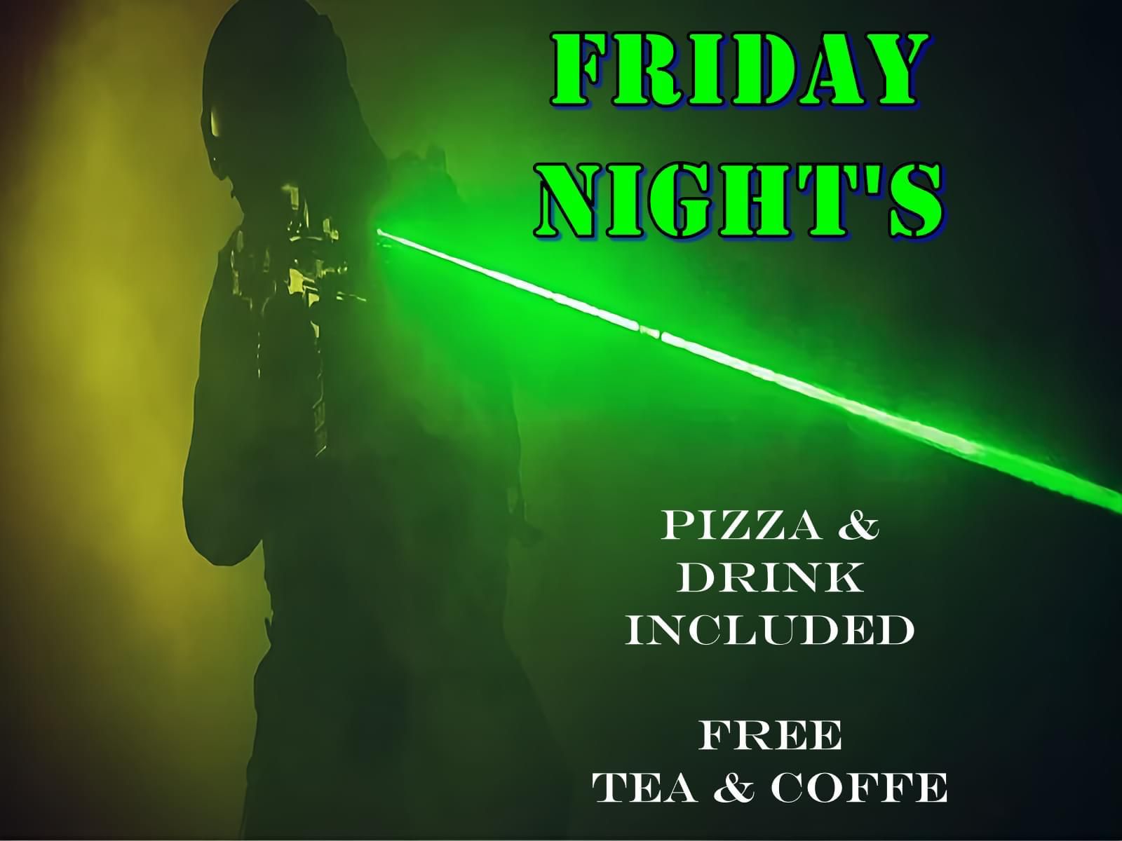 Friday Nights Pizza &amp; Drink included