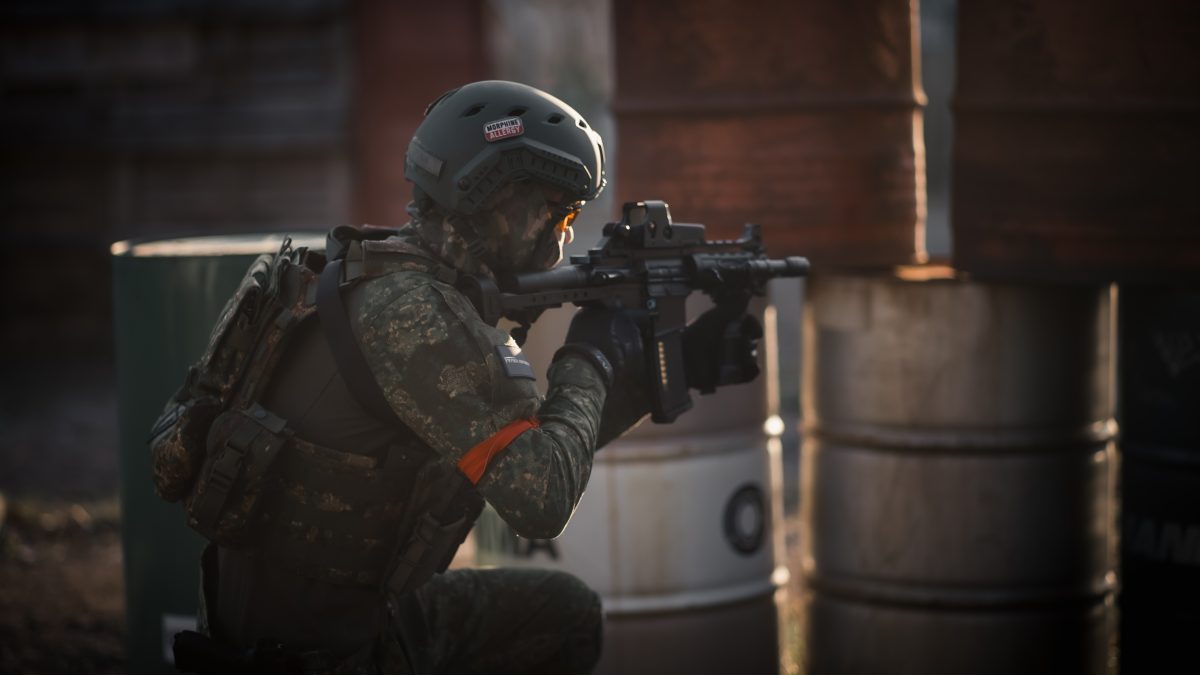 Airsoftpeli käynnissä